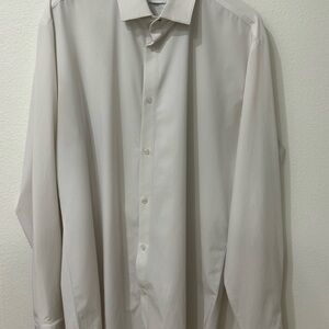 Mizzen+Main White Dress Shirt Elegant Business Attire